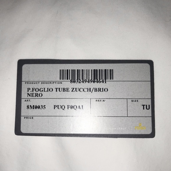 P. Foglio Tube Zucch / Breo Nero - Picture 5 of 5